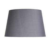 Tapered 430mm Cotton Lamp Shade Grey - OL91957