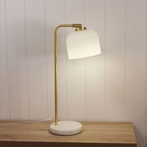 Charlotte Decorative Task Lamp Satin Brass - OL93981