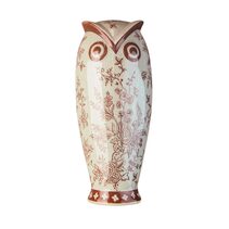 Owl Ceramic Figurine Brown - OL96948