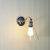 Abby Hamptons Style Classic Wall Light Chrome - OL69385CH