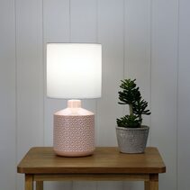 Celia Ceramic Table Lamp Pink - OL90117PK