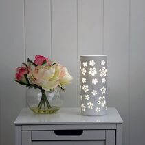 Dianna Flower Table Lamp White - OL90141