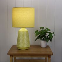 Moana Ceramic Table Lamp Yellow - OL90151YE