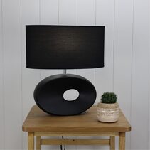 Louise Table Lamp Black - OL90153BK