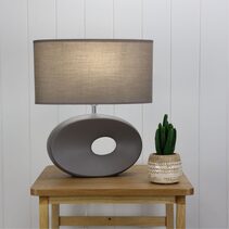 Louise Table Lamp Grey - OL90153GY