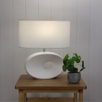 Louise Table Lamp White - OL90153WH
