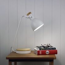 Benny Desk Lamp White - OL93971WH
