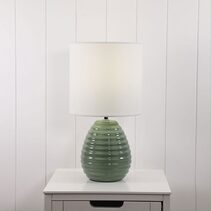 Laurel Ceramic Table Lamp Green - OL94532