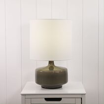 Fawn Ceramic Table Lamp Grey - OL94534