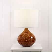 Alder Ceramic Table Lamp Orange - OL94539