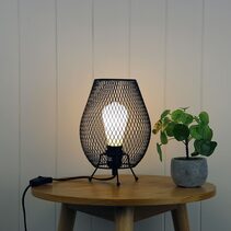 Hyzer Mesh Table Lamp Black - OL97111BK