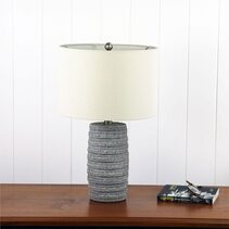Strata Table Lamp Grey / Natural - OL98887
