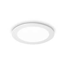 Groove FI 10W Round Slim LED Downlight White / Warm White - 123974