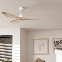 Currumbin 60" DC Ceiling Fan White / Natural - 20619221