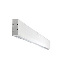 Slate 58 Watt Up & Down LED Wall Light White / Cool White - Ol60785/1200WH