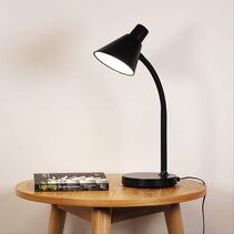Macca 4.4W Adjustable LED Desk Lamp Black / Cool White - OL92661BK