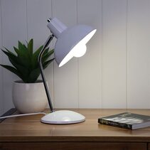 Thea Desk Lamp White - OL93961WH