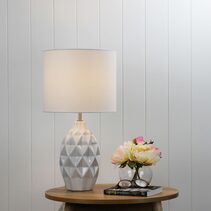 Jorn Ceramic Table Lamp Ivory - OL98870