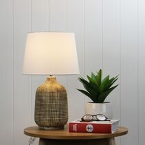 Biscay Ceramic Table Lamp Beige - OL98882