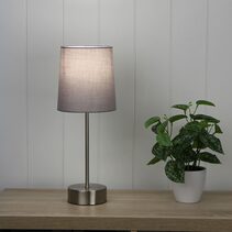 Lancet Touch Lamp Grey - OL99467GY