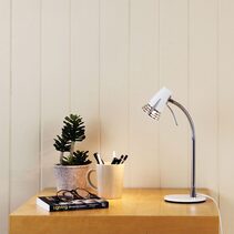 Scoot Adjustable 7W LED Desk Lamp White / Cool White - SL92997WH