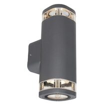 Ventnor 8W LED Up/Down Exterior Wall Light Charcoal / Warm White - 20566/51