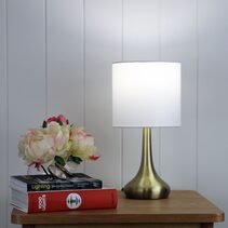 Lola Touch Table Lamp Antique Brass - LF9205AB