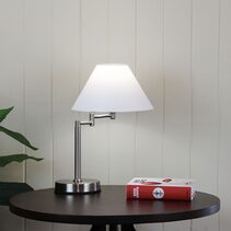 Zoe Touch Table Lamp Brushed Chrome - OL99454BC