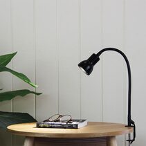 Scope Adjustable Gooseneck Clamp Lamp Black - SL98431BK