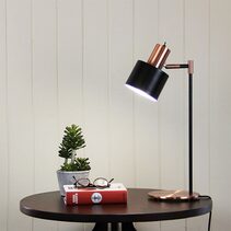 Ari Adjustable Desk Lamp Brushed Copper - SL98786CO