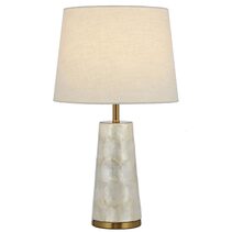 Fusell Table Lamp White / Gold - FUSELL TL-WHGD