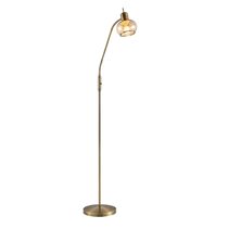 Marbell Floor Lamp Antique Brass / Amber - MARBELL FL-ABAM