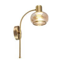 Marbell Wall Light Antique Brass / Amber - MARBELL WB-ABAM