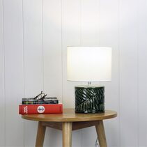 Kai Ceramic Table Lamp Green - OL94527