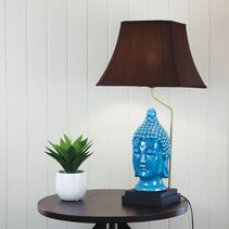 Jade Chinese Ceramic Table Lamp with Shade - OL96963