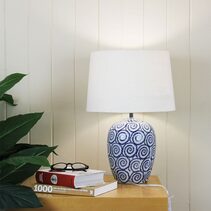 Pippi Ceramic Table Lamp Blue - OL98842