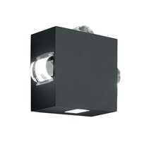 Agner 4 Light 40W LED Wall Light Graphite - AGNER-4W