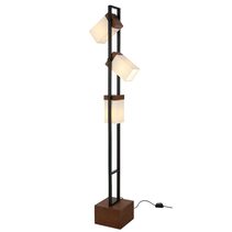 Osada 3 Light Floor Lamp Black - OSADA FL3-BK
