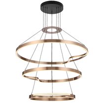 Ostrom 3 Tier 92W LED Dimmable Pendant Gold / Warm White - OSTROM PE3T-CG