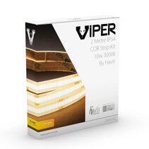 Viper 10W 24V DC 2 Metre Dimmable LED Strip Kit / Warm White - VPR9763IP54-320-2M
