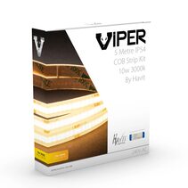 Viper 10W 24V DC 5 Metre Dimmable LED Strip Kit / Warm White - VPR9763IP54-320-5M