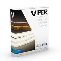 Viper 10W 24V DC 5 Metre Dimmable LED Strip Kit / Cool White - VPR9765IP54-320-5M