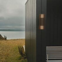 Aludra Double Wall Light Seaside Brown Metallic - 2418121261