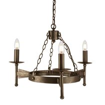 Cromwell 3 Light Chandelier Old Bronze - CW3-OLD-BRZ