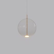 Orb Air 4W LED Pendant Light Large Clear / Warm White