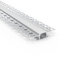 Recessed 3 Meter Aluminium LED Profile Silver -  3A-2020C
