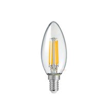 Filament Clear Candle LED 4.2W E14 Dimmable / Warm White - F4.214-C35-C-27K