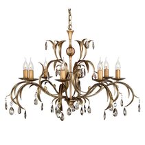 Lily 8 Light Chandelier Bronze Patina - LL8-ANT-BRZ