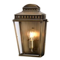 Mansion House Wall Lantern Aged Brass - MANSION-HOUSE-BR