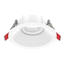 Twist On Frame 90mm Cut-Out To Suit MDL Downlight Module Series Matt White - MDL-613-WH